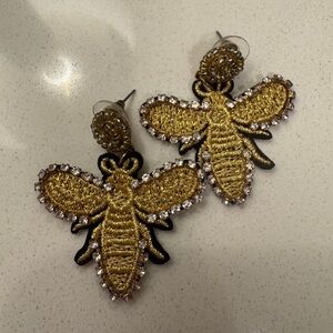 Bumble Bee Statement Earrings